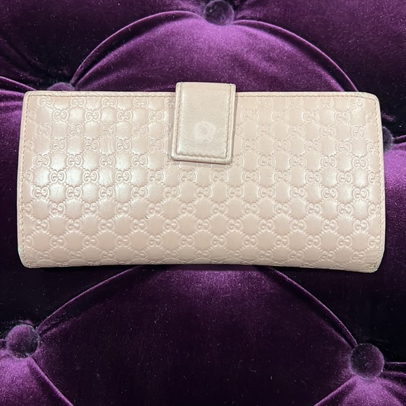Gucci soft pink wallet (microguccissima ) - Picture 3 of 9
